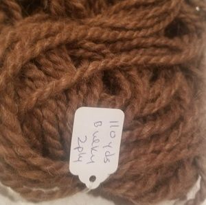 Hand spun llama yarn